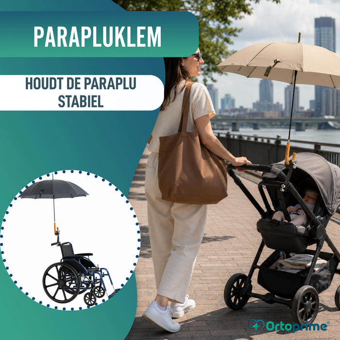 Universele Parapluhouder voor Rolstoelen en Rollators