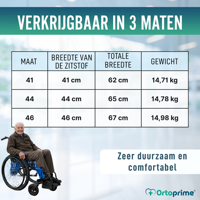 Lichte en Inklapbare 4x4 Rolstoel voor Buiten