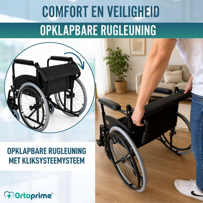 Opvouwbare Rolstoel Lichtgewicht voor Volwassenen