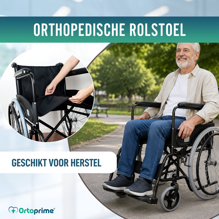Rolstoel Opvouwbaar Zelfaandrijvend Veiligheidsgordel