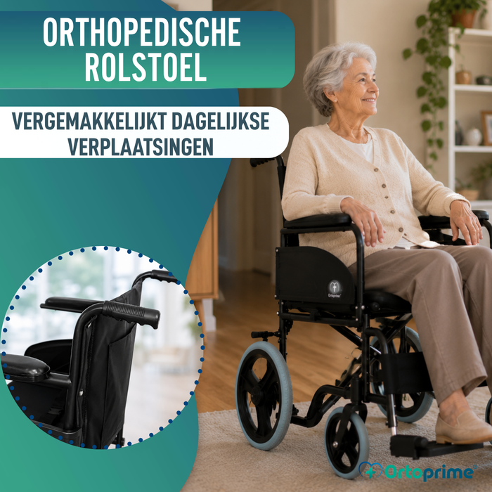 Opvouwbare Orthopedische Rolstoel voor Volwassenen