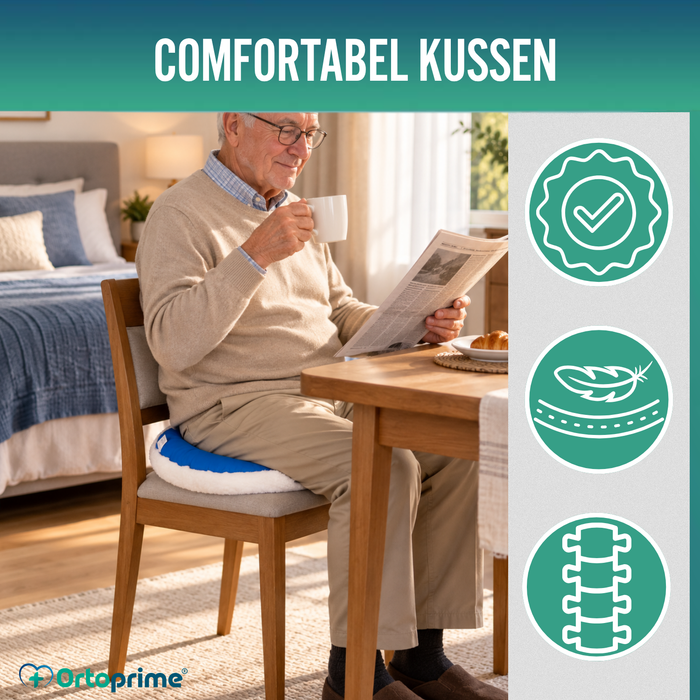 Rond Kussen voor Decubitus van Katoen