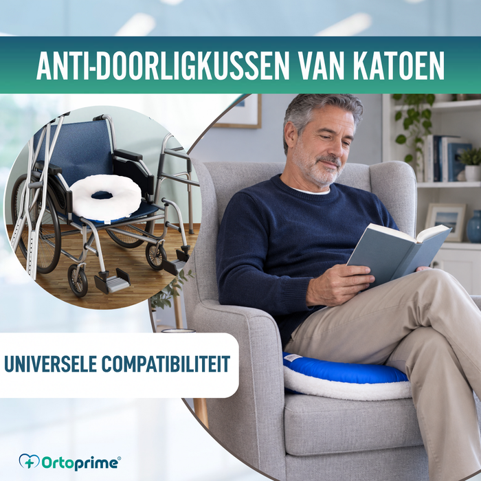 Rond Kussen voor Decubitus van Katoen