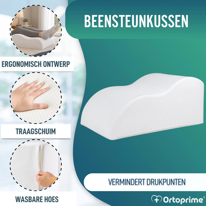 Orthopedisch Geheugenschuim Beenkussen | Vaatkussen
