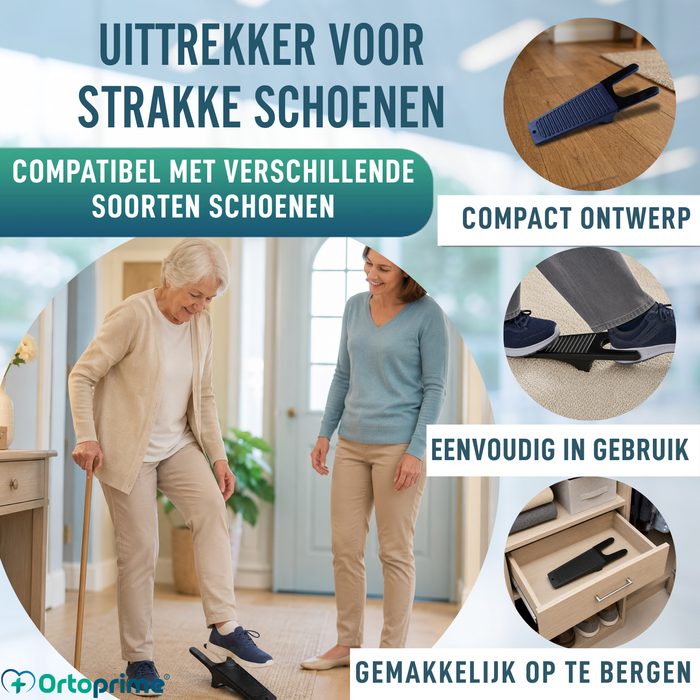 Orthopedische Plastic Schoenlepel Antislip | 13 cm