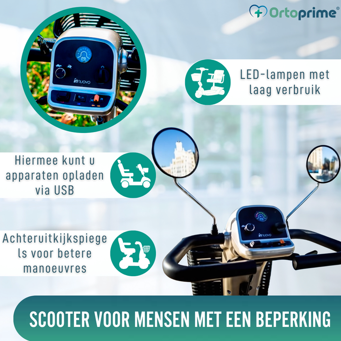 Elektrische Scooter voor Volwassenen | 4 Wielen