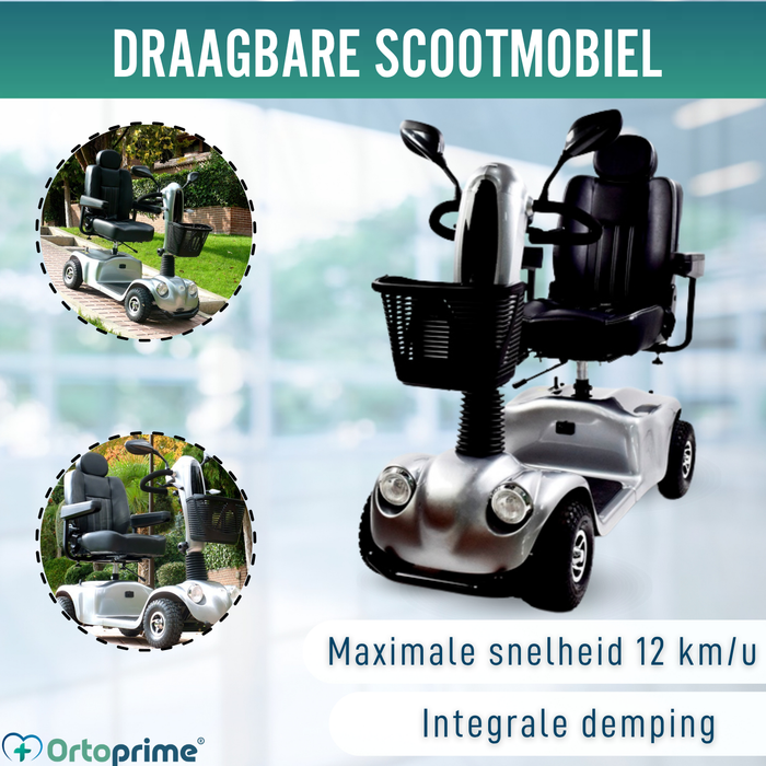 Elektrische Scooter Volwassenen | 4 Wielen Integrale Vering