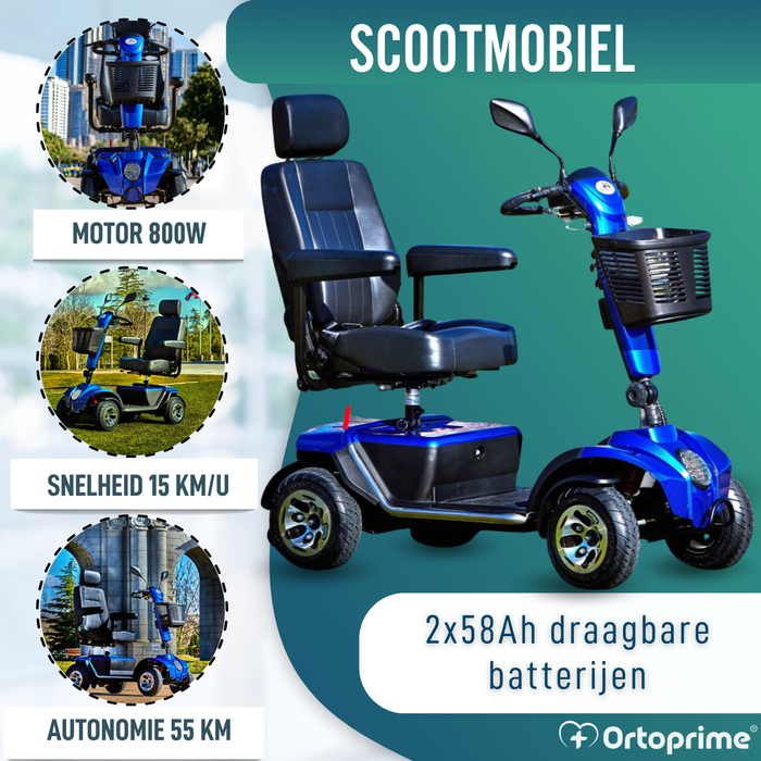 Scooter voor Invaliden van de Nieuwste Generatie | All Terrain