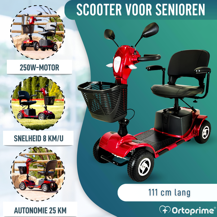 Opvouwbare Scootmobiel voor Beperkte Mobiliteit | Gehele Vering