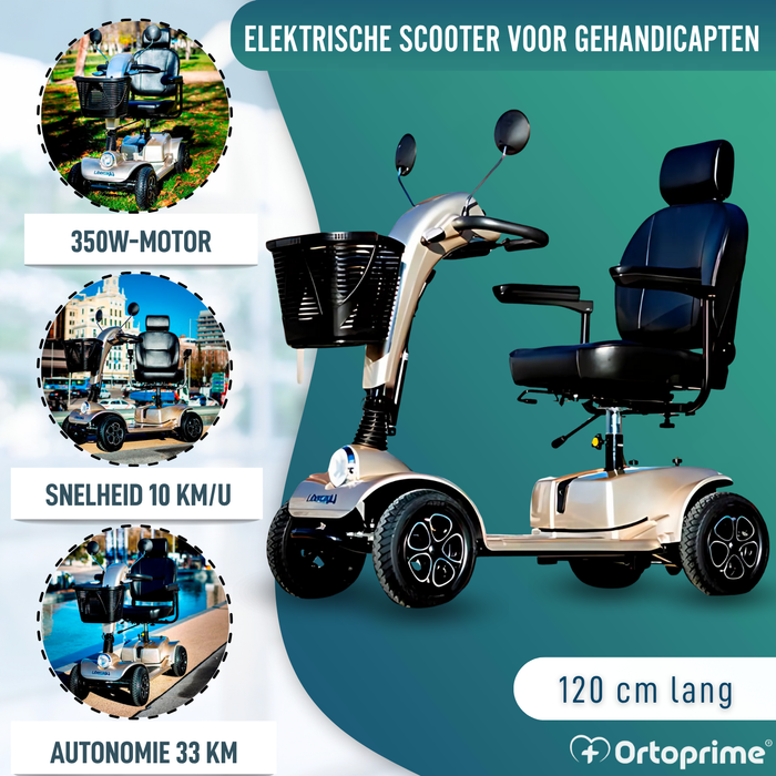 Elektrische Scooter voor Volwassenen | 4 Wielen
