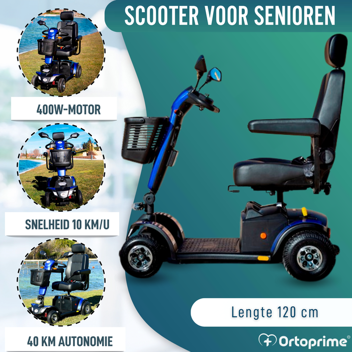 Compacte Scootmobiel voor Gehandicapten | Integrale Vering
