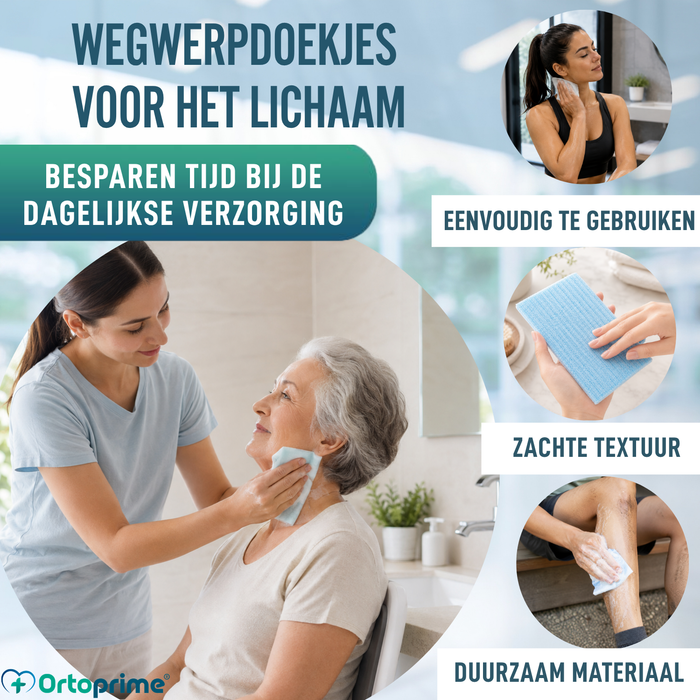 Wegwerpzeepdoekjes Doos 120 stuks
