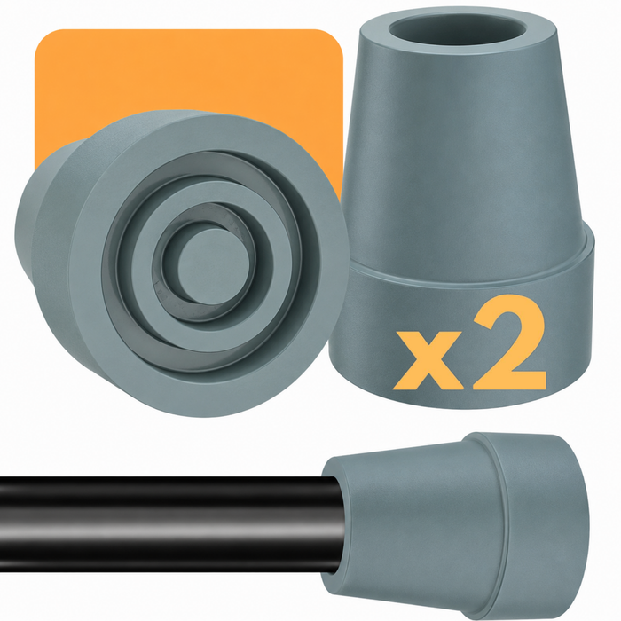 Antislip Dop voor Wandelstok en Kruk | 2 stuks