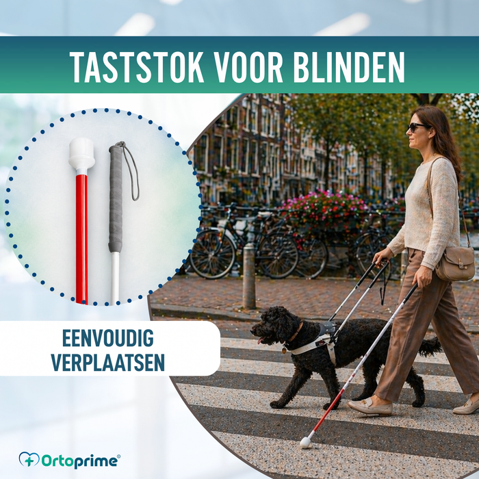 Opvouwbare Aluminium Blindenstok