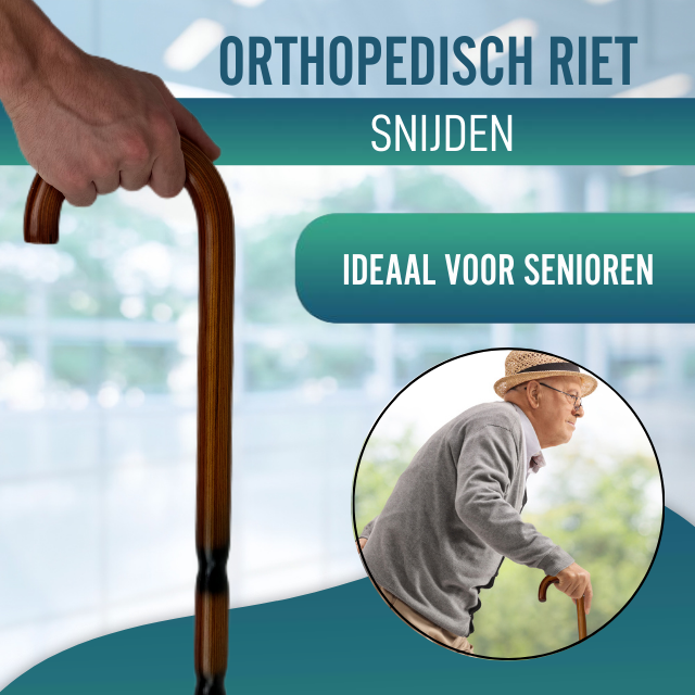 Orthopedische Stokken voor Volwassenen met Gebogen Handvatten | 2 Ontwerpen