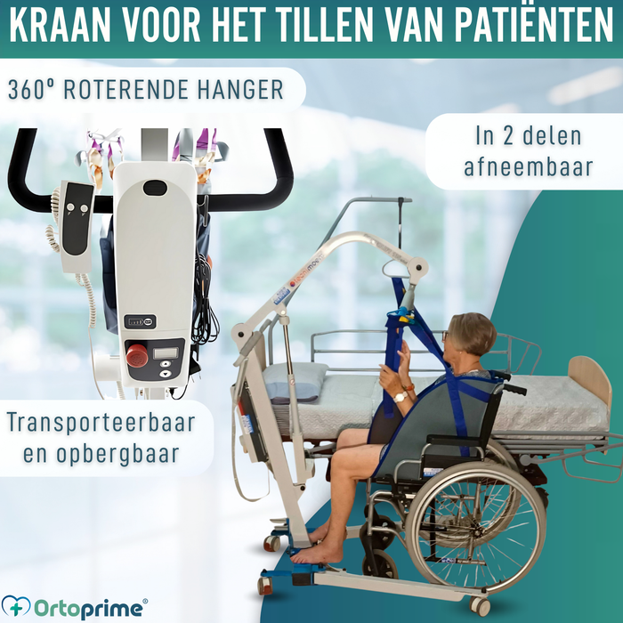 Tillift voor Gebruiker met Snel Verstelbaar harnas Inbegrepen