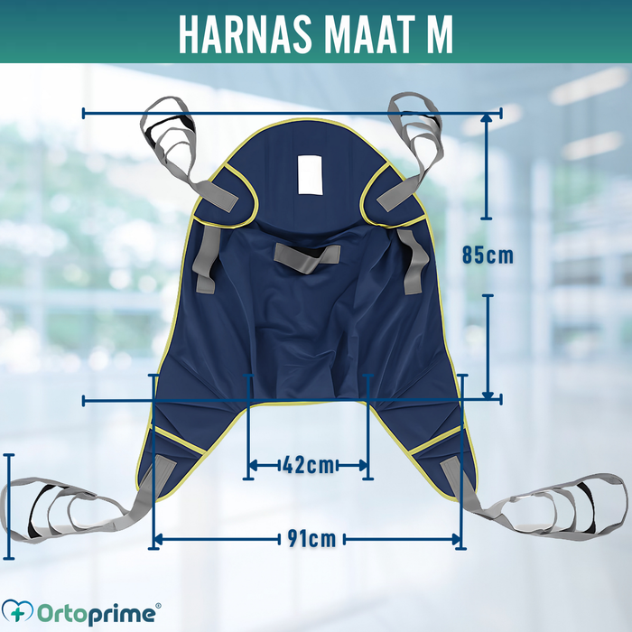 Robuuste Tillift voor Patiënten met Harnas in 2 Maten
