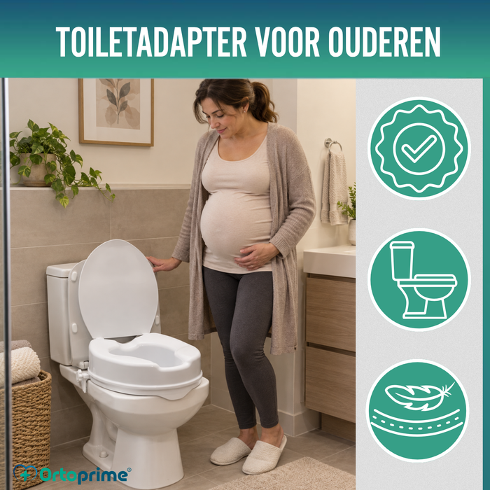WC-verhoger met en zonder Deksel | Sterk 223kg