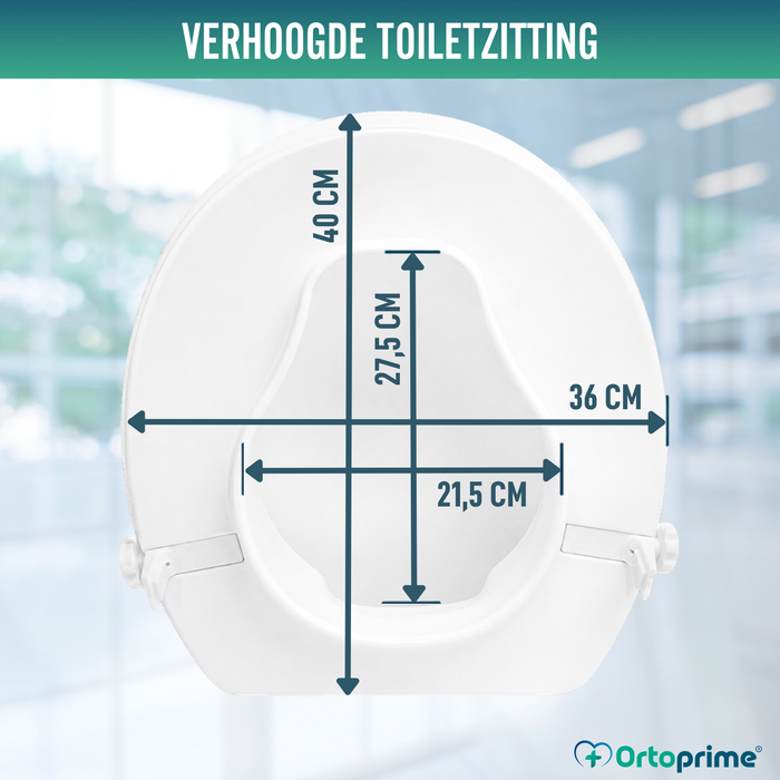 WC-verhoger met Deksel 10 cm | Universeel