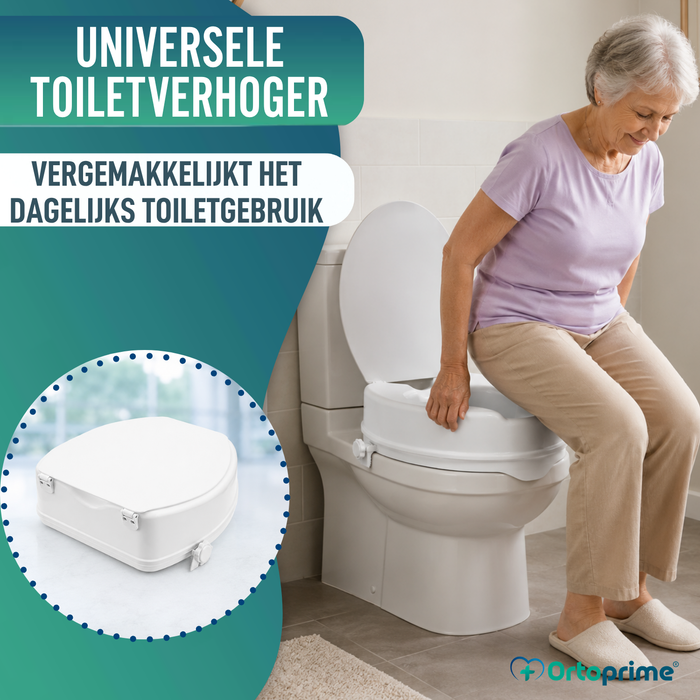 WC-verhoger met Deksel 10 cm | Universeel