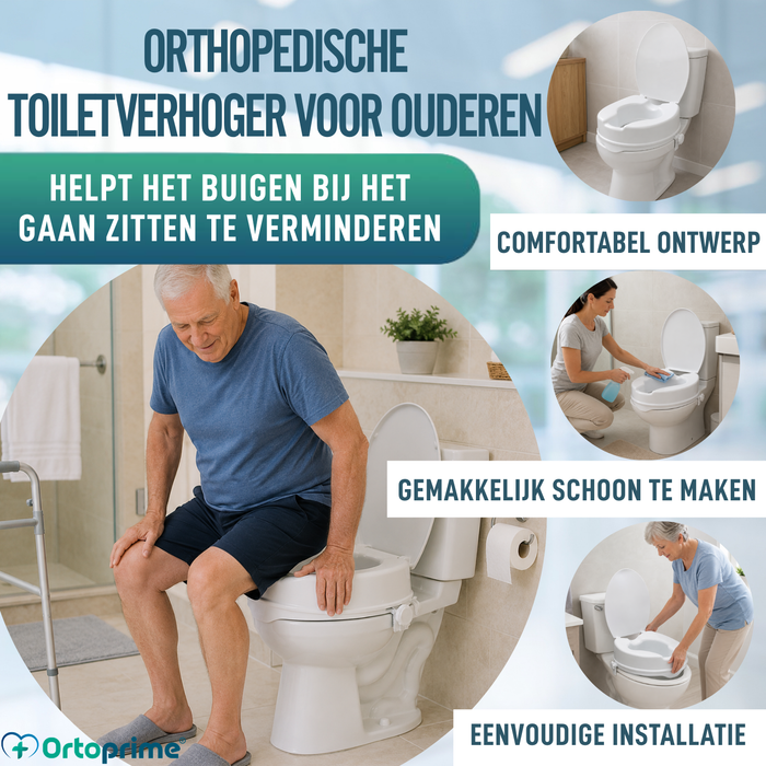 WC-verhoger met Deksel 10 cm | Universeel
