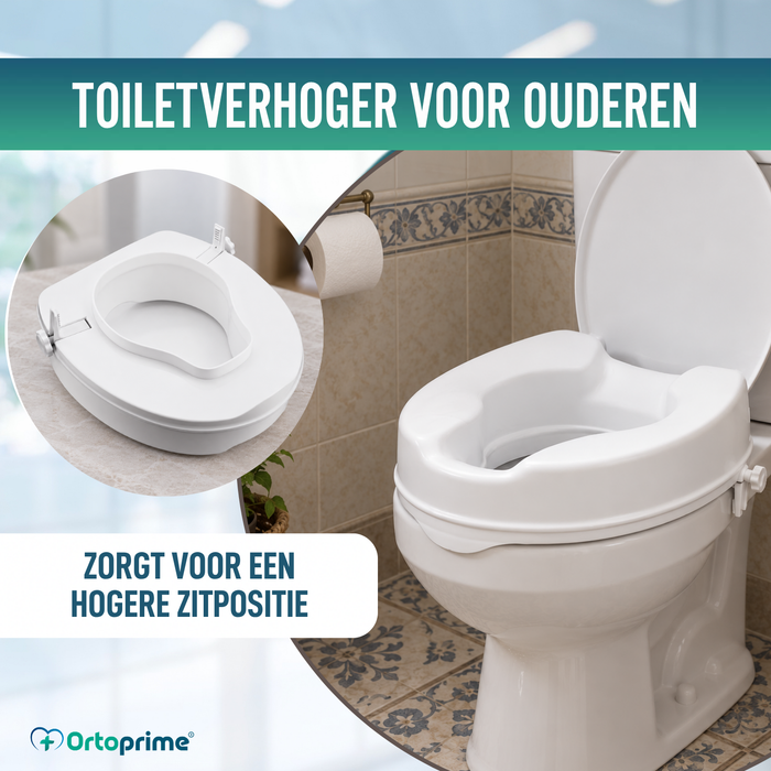 WC-verhoger met en zonder Deksel | Sterk 223kg