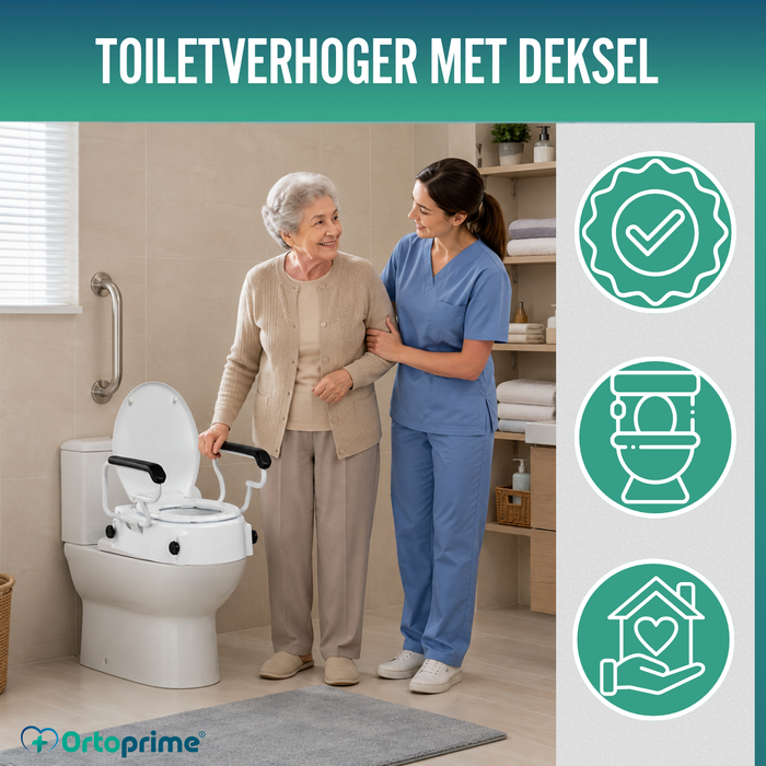 Verstelbare WC-verhoger OrtoPrime Comfort