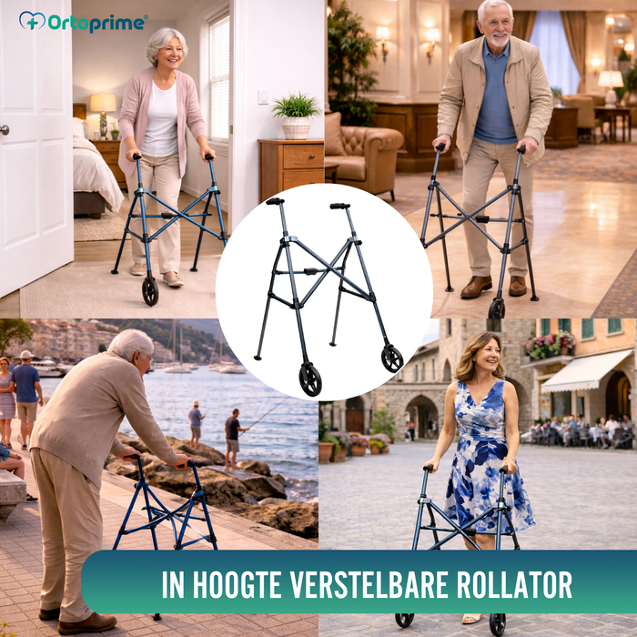 Aluminium Looprek Paraplu-Opvouwbaar | Verstelbaar