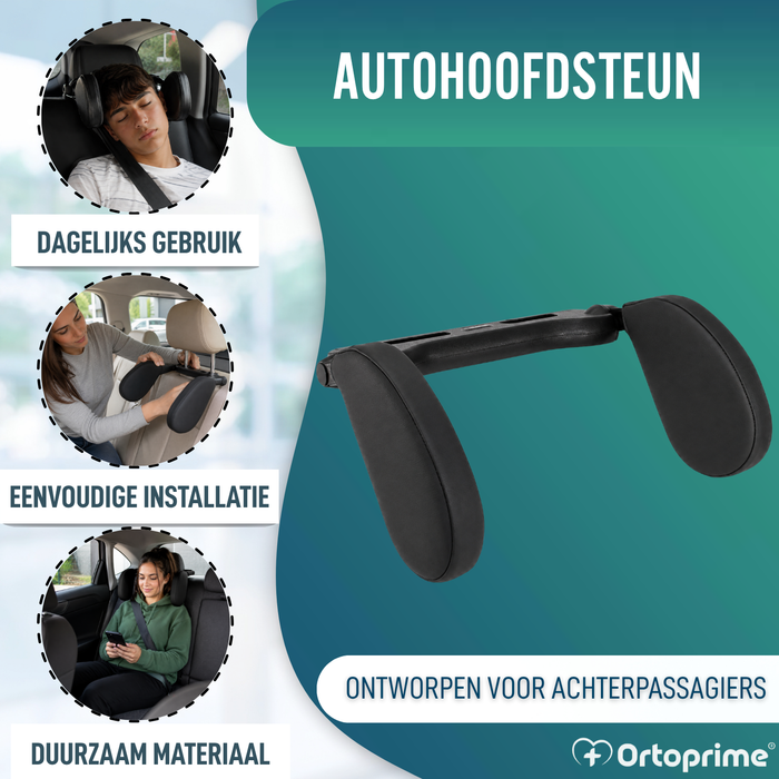 Autohoofdsteun voor Achterbank | Inklapbaar