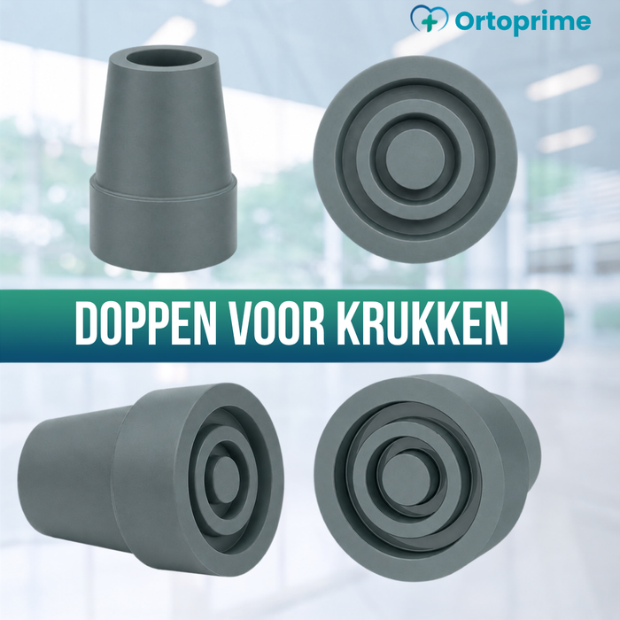 Antislip Dop voor Wandelstok en Kruk | 2 stuks