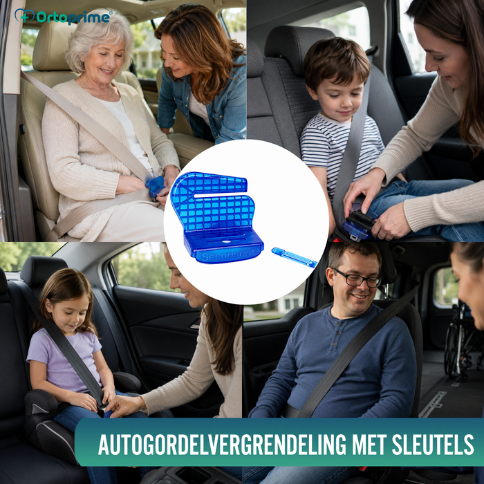 Veiligheidsgordel Vergrendeling met Ontgrendelsleutels