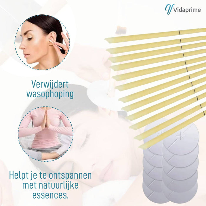 Oorkaarsen voor Effectieve en Veilige Oorreiniging | Pakket van 12 Kegels