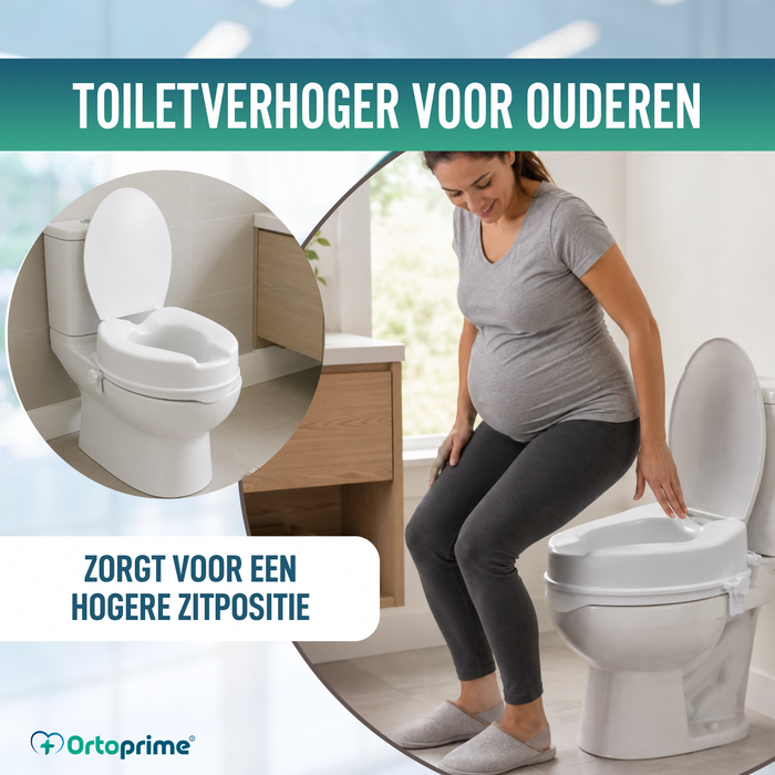 WC-verhoger met Deksel 10 cm | Universeel