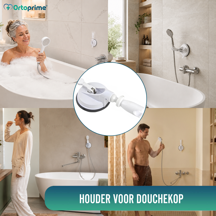 Douchehouder met Zuignap en Hendel | Universele Houder