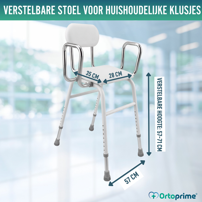 Verstelbare Ondersteunende Stoel met Armleuningen