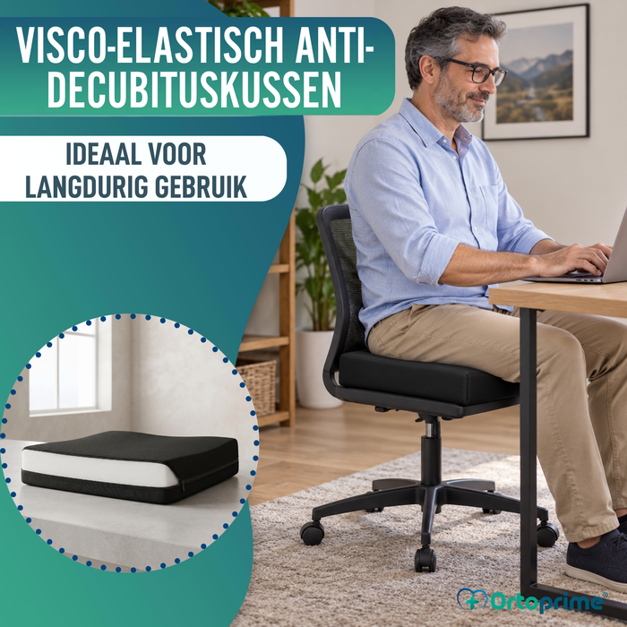 Orthopedisch Antidecubituskussen + HR Schuim Comfort