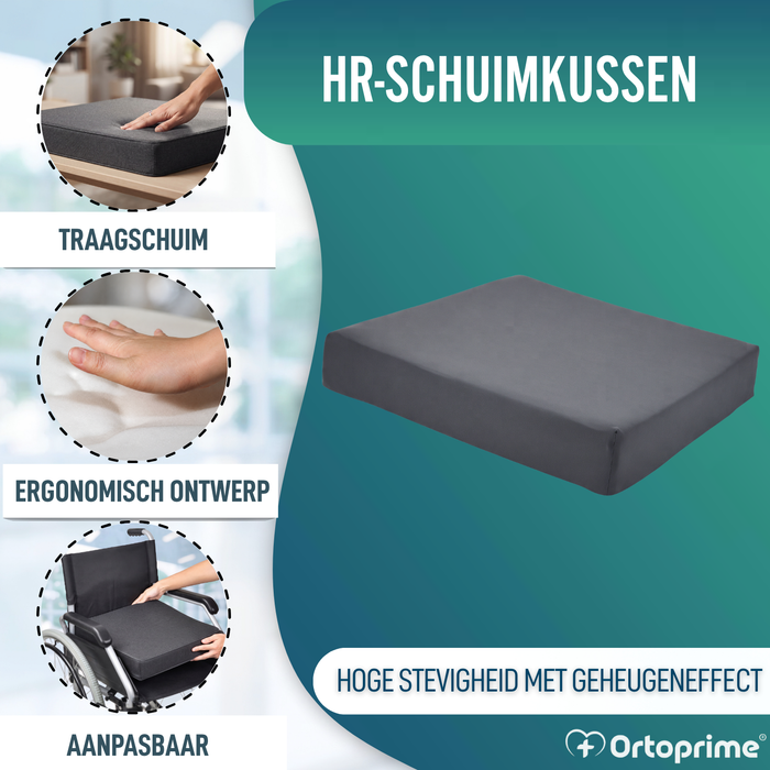 Orthopedisch Antidecubituskussen + HR Schuim Comfort
