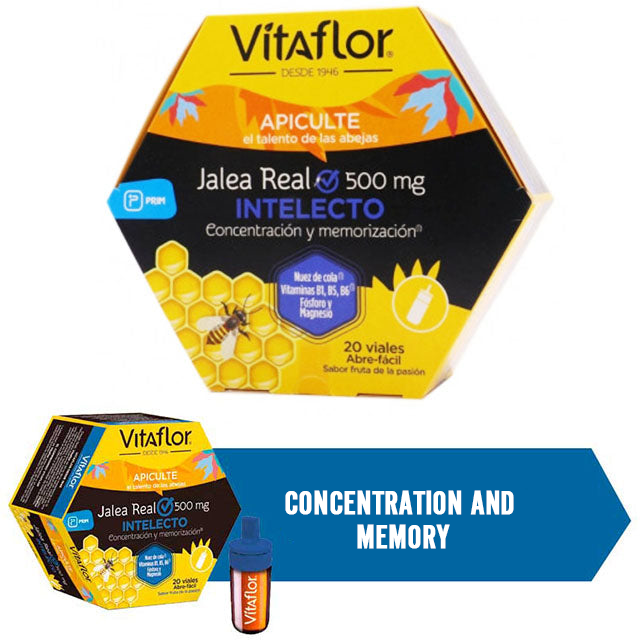 Vitaflor Royal Jelly | Intellect Geheugen en Concentratie