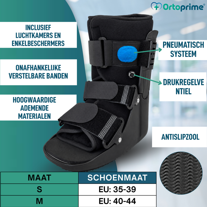 Korte Walker Boot Bilateraal | Pneumatische Orthopedische Laars