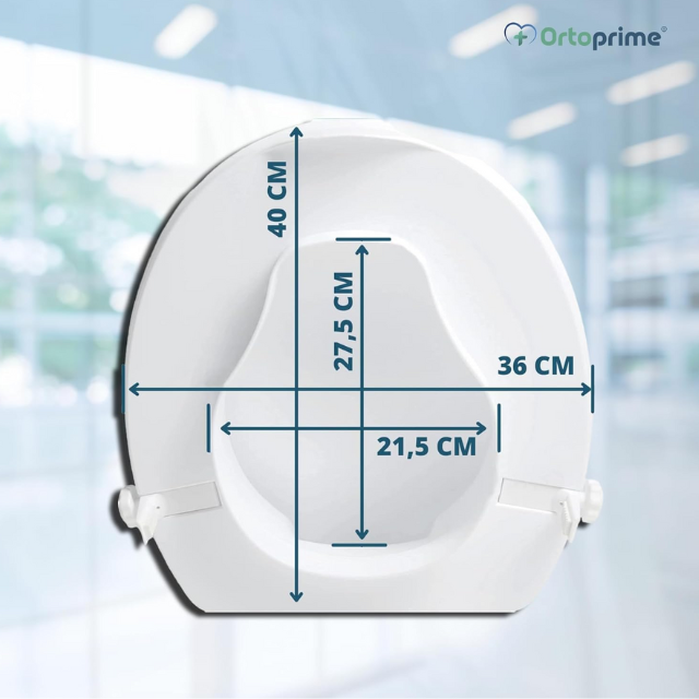 WC-verhoger met Deksel 10 cm | Universeel