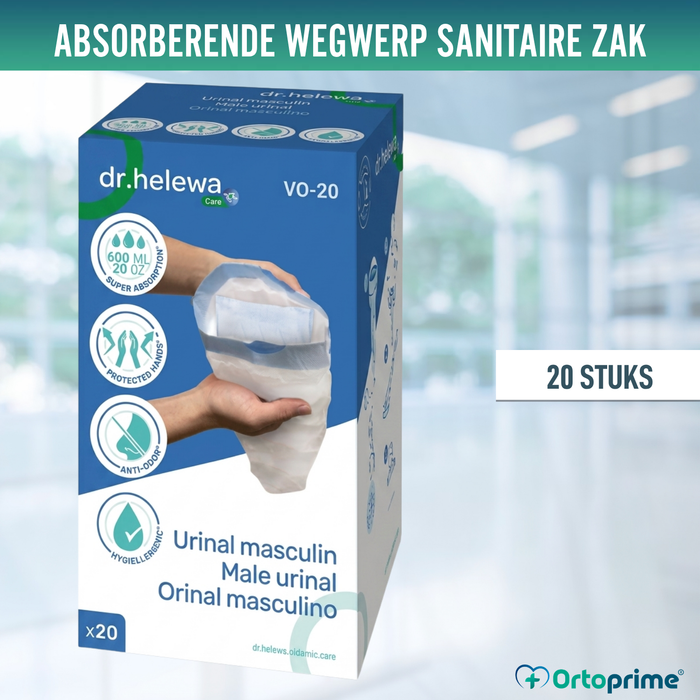 Wegwerp Hygiënezakjes voor Mannen Urinoirs 600 ml