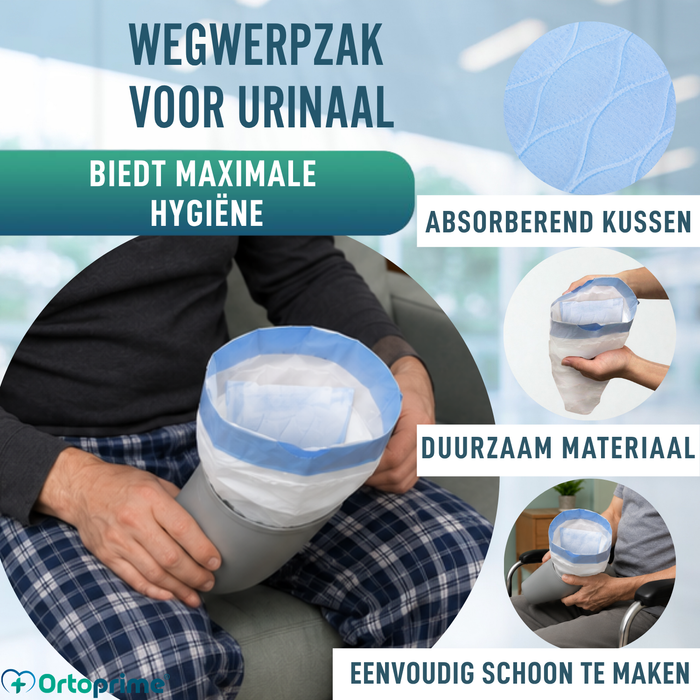 Wegwerp Hygiënezakjes voor Mannen Urinoirs 600 ml
