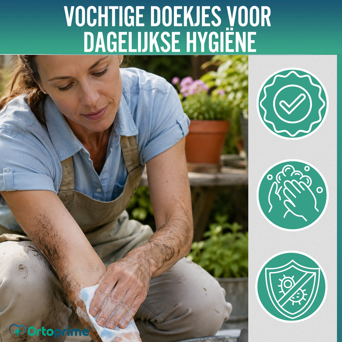 Wegwerpzeepdoekjes Doos 120 stuks