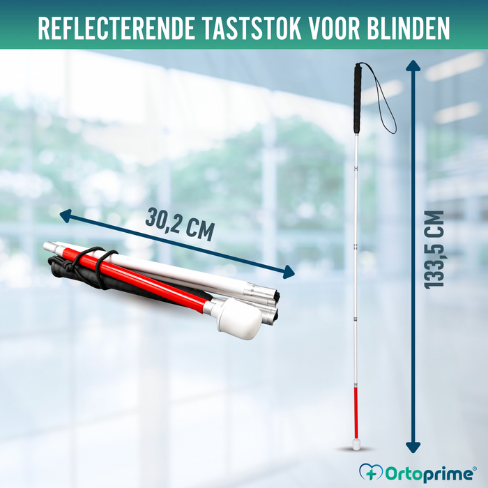 Opvouwbare Aluminium Blindenstok