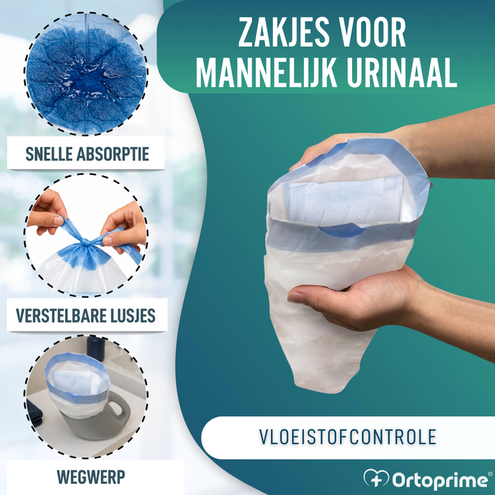 Wegwerp Hygiënezakjes voor Mannen Urinoirs 600 ml
