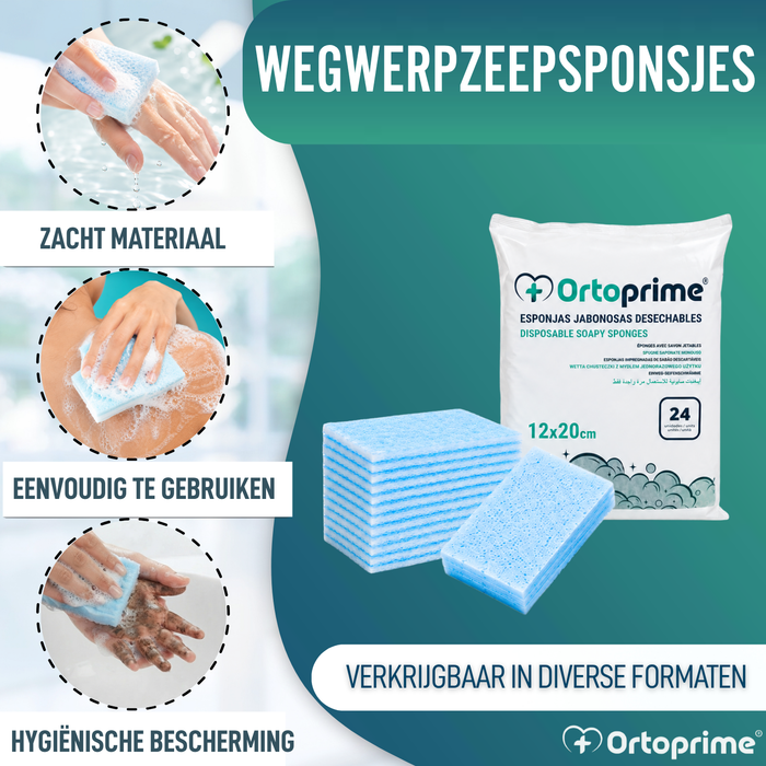 Wegwerp Zeep Sponzen voor Baby's en Volwassenen