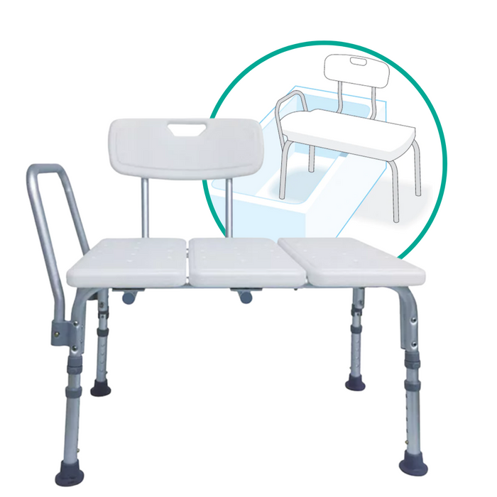 Orthopedische Badstoel voor Overdracht | Universele Douchezitbank