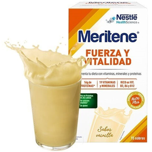 Meritene Multivitamin Shake in 4 Flavors | 15 Sachets