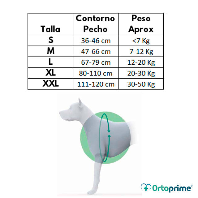 tallas-arnes-de-perro-ortoprime