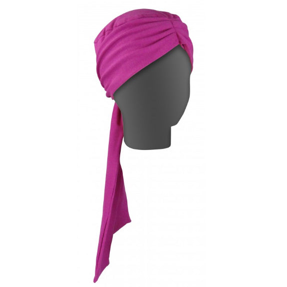 turbante-drapeado-liso-fucsia-para-mujeres-ortoprime